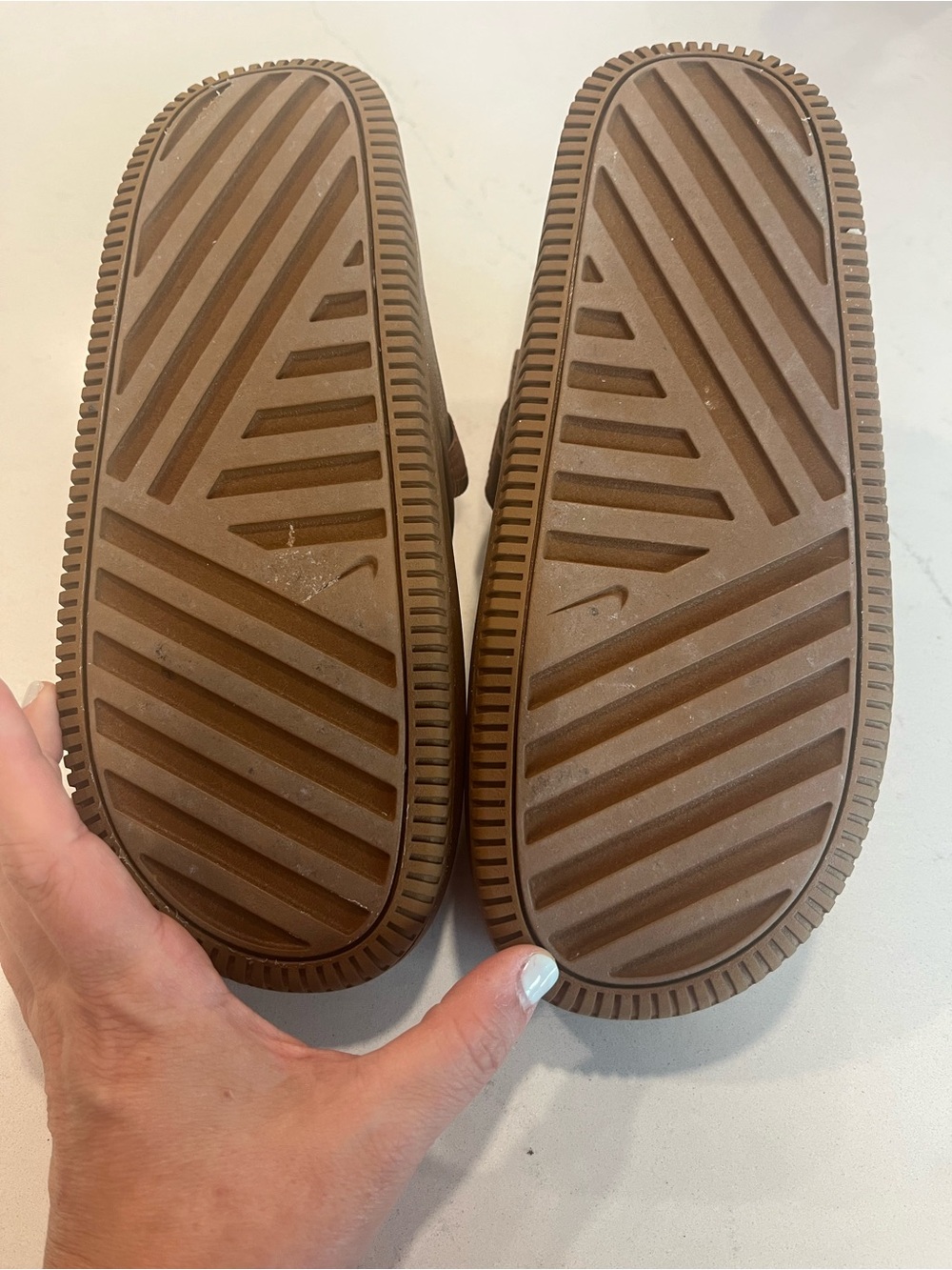 Nike Casual Brown Slip-On Clogs with Heel Strap - Picture 6 of 6